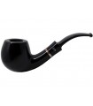 Stanwell Pipe Sterling Black 84 9mm Pol. πίπα καπνού κυρτή
