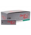 Κουτί με 50 χαρτάκια στριφτού David Ross Extra Thin (silver)