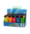 Αναπτήρας Leon Mini Lighter (WAVE) Disposable Neon Colours 170102 (κουτί με 25 αναπτήρες)
