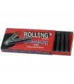 ROLLING 46001 SLIM  ΦΙΛΤΡΑ ΕΝΕΡΓΟΥ ΑΝΘΡΑΚΑ 6mm (πακετάκι των 10) ΠΙΠΑΣ ΤΣΙΓΑΡΟΥ