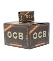 OCB ROLLS+FITER TIPS VIRGIN PAPER SLIM UNBLEACHED (κουτί των 16)