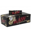 Χαρτάκια RAW BLACK 60 ακατέργαστο single wide classic (κουτί των 50)