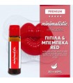 MINIMALISTIC ΠΙΠΙΛΑ ΚΑΙ ΜΠΕΜΠΕΚΑ RED Shake And Vape 30/60ml (ΚΑΠΝΙΚΟ ΜΕ ΠΕΚΑΝ, ΒΑΝΙΛΙΑ ΚΑΙ ΚΟΚΚΙΝΟ ΜΗΛΟ)