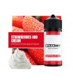 ΝΤΕΖΑΒΟΥ 100% AUTHENTIC Flavour Shot STRAWBERRIES AND CREAM 25ml / 120ml (φράουλα και κρέμα)