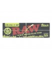 Χαρτάκια RAW BLACK ORGANIC HEMP 50 SIZE 1 &1/4 ΜΑΥΡΟ ΑΛΕΥΚΑΝΤΟ