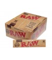 Κουτί με 50 χαρτάκια RAW King Size SLIM Classic ακατέργαστο 32 φύλλα
