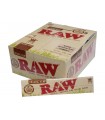 Κουτί με 50 Χαρτάκια Raw Organic King Size slim βιολογική κάνναβη 32 φύλλα