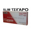 Τσιγαροσωλήνες Laramie Ultra Slim  80mm μήκος κουτί με 200 tubes
