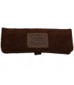 Δερμάτινη καπνοθήκη ORIGINAL KAVATZA MP04 Brownie Mini Pouch (μικρή για King Size τσιγαρόχαρτα) καφέ