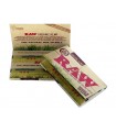 Χαρτάκια στριφτού RAW ORGANIC 100 φύλλα Αλεύκαντο Single Wide