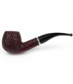 SAVINELLI ARCOBALENO RUSTICATA ROSSA BROWN MODEL 626 Cod.P301ZR9 (καφέ-μπορντό σαγρέ) πίπα καπνού ημίκυρτη