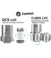 Ανταλλακτικές κεφαλές Joyetech CUBIS LVC Clapton 1.5ohm ρυθμιζόμενες και QCS επισκευάσιμες (5 coils)