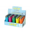 Κουτί με 25 αναπτήρες Leon Mini Lighter (WAVE) Rainbow Colours 170003