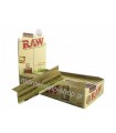 Χαρτάκια 1 και 1 τέταρτο SIZE RAW ORGANIC Αλεύκαντο κουτί 24 τεμαχίων 50 φύλλων